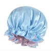 Gorro de saten de doble capa reversible