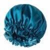 Gorro de saten de doble capa reversible