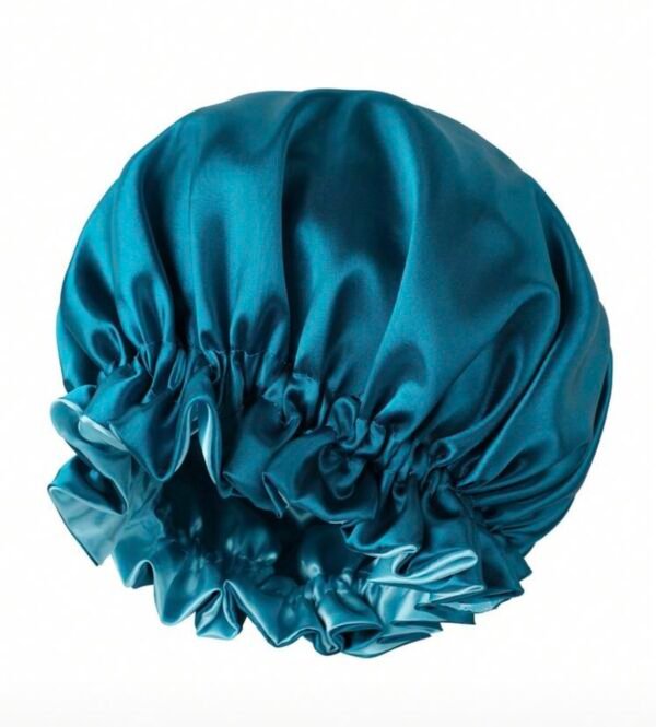Gorro de saten de doble capa reversible
